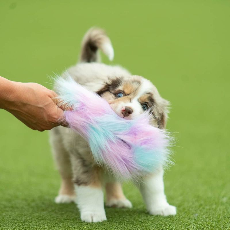 Doggie-zen Knittrelomme med fuskepels