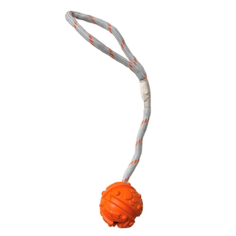 Trixie gummiball med tau (Anne Lise-ballen)