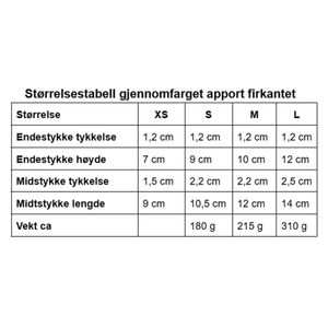 Hovedbilde Gjennomfarget apport firkantet